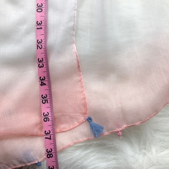 Ivy London NYC Light Colored Open Front Bohemian Cardigan Kimono - Picture 9 of 13